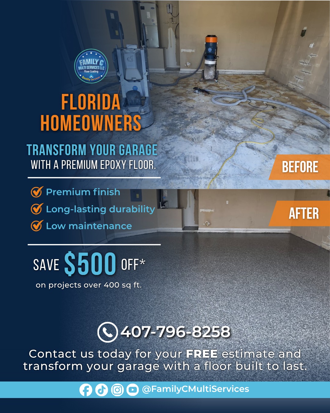 Family C Epoxy Flooring on Instagram
