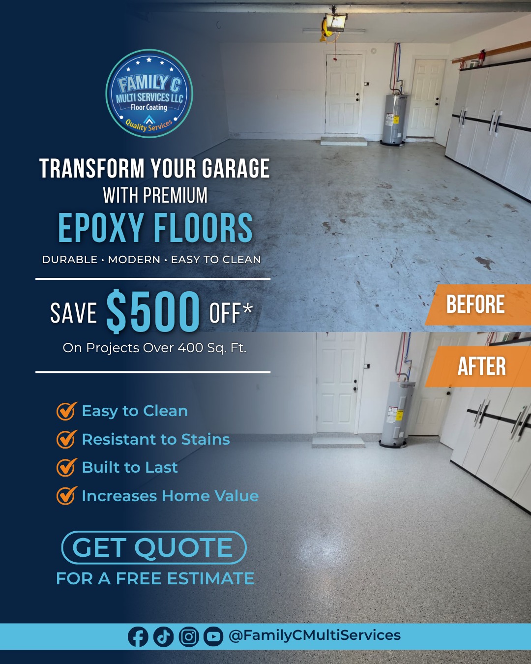 Family C Epoxy Flooring on Instagram