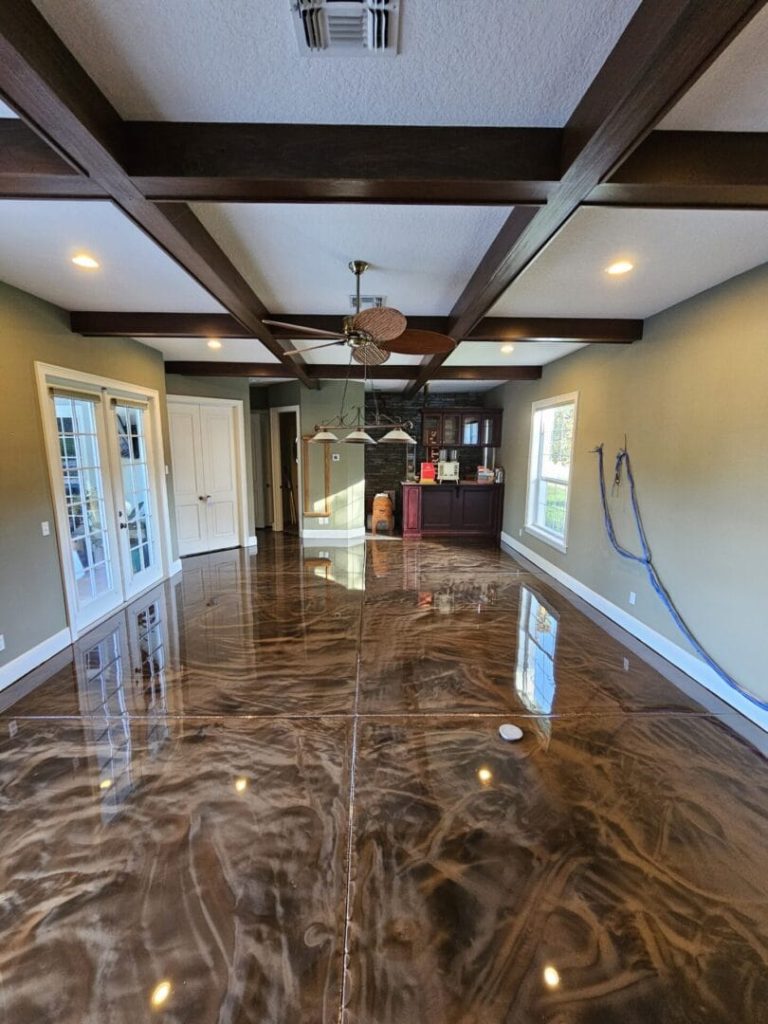 Epoxy flooring and concrete contractor services in Central Florida