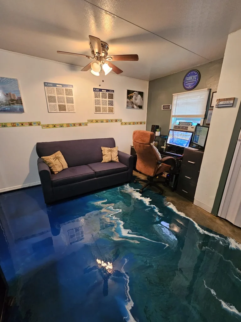 Epoxy flooring and concrete contractor services in Central Florida