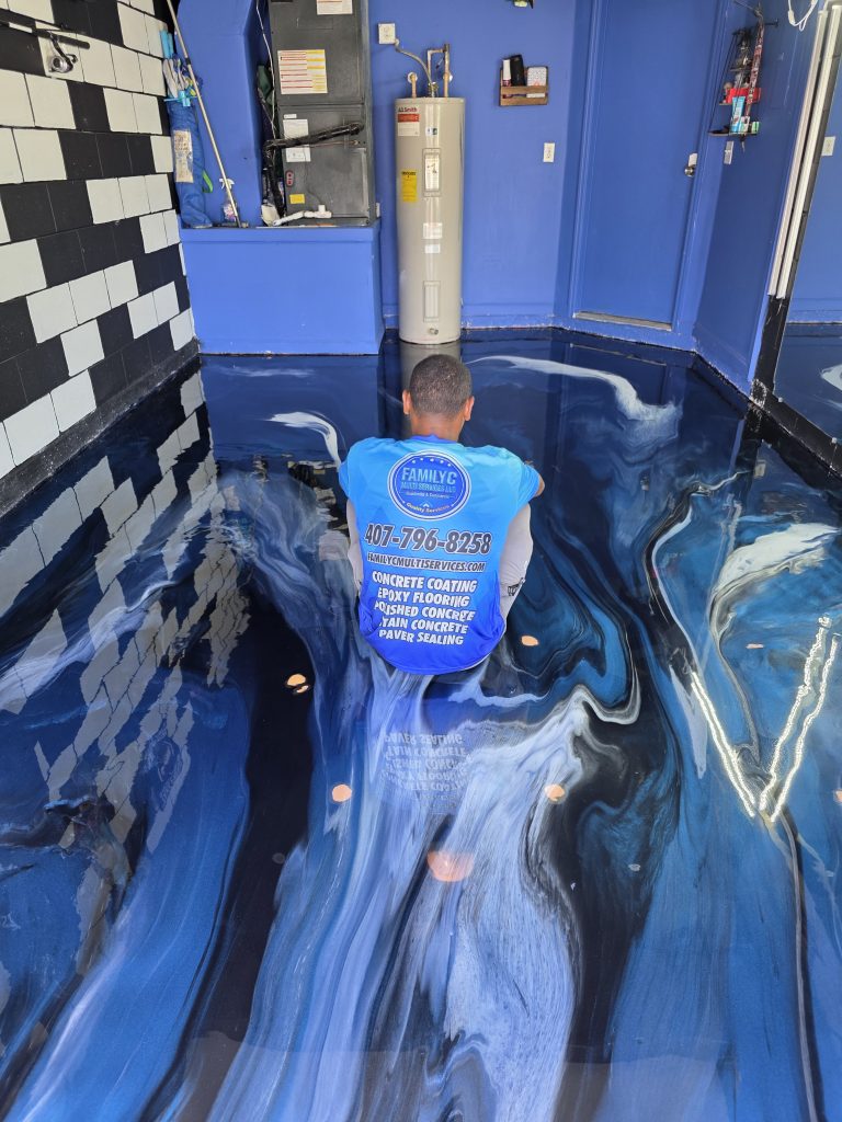 Epoxy flooring and concrete contractor services in Central Florida