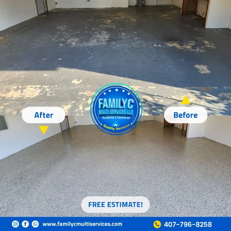 Epoxy flooring and concrete contractor services in Central Florida