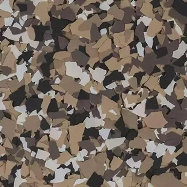 Grizzy epoxy floor color swatch