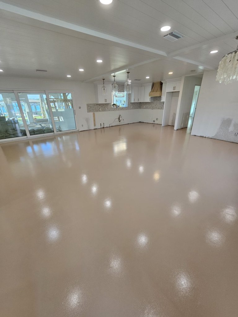 Epoxy flooring and concrete contractor services in Central Florida