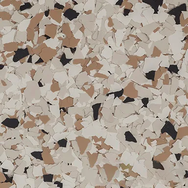 Shoreline epoxy floor color swatch