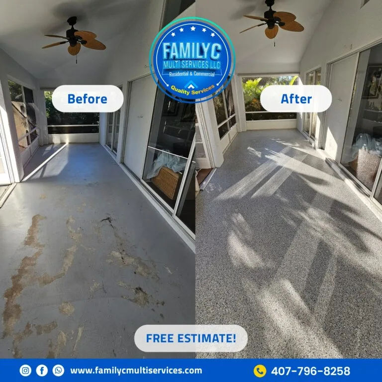 Epoxy flooring and concrete contractor services in Central Florida