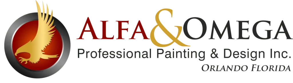 Alfa and Omega Painting logo