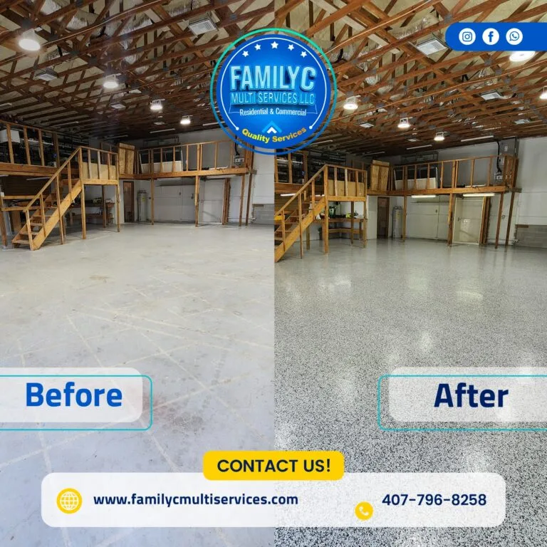 Epoxy flooring and concrete contractor services in Central Florida