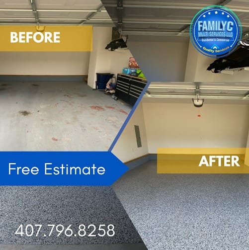 Epoxy flooring and concrete contractor services in Central Florida